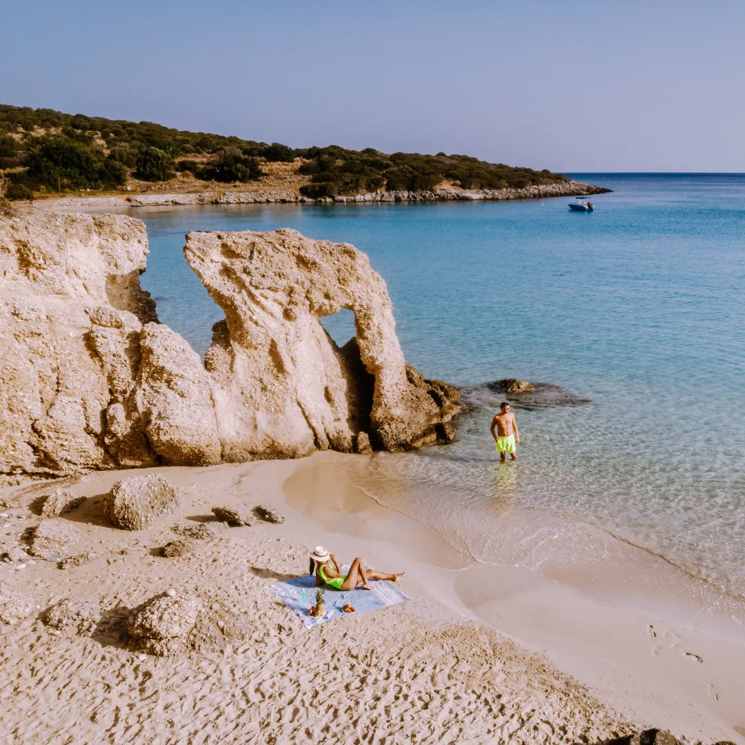 Voulisma Beach auf Kreta.