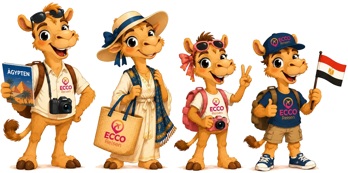 Samy, Dina, Mimi und Kimo – die Ecco-Family
