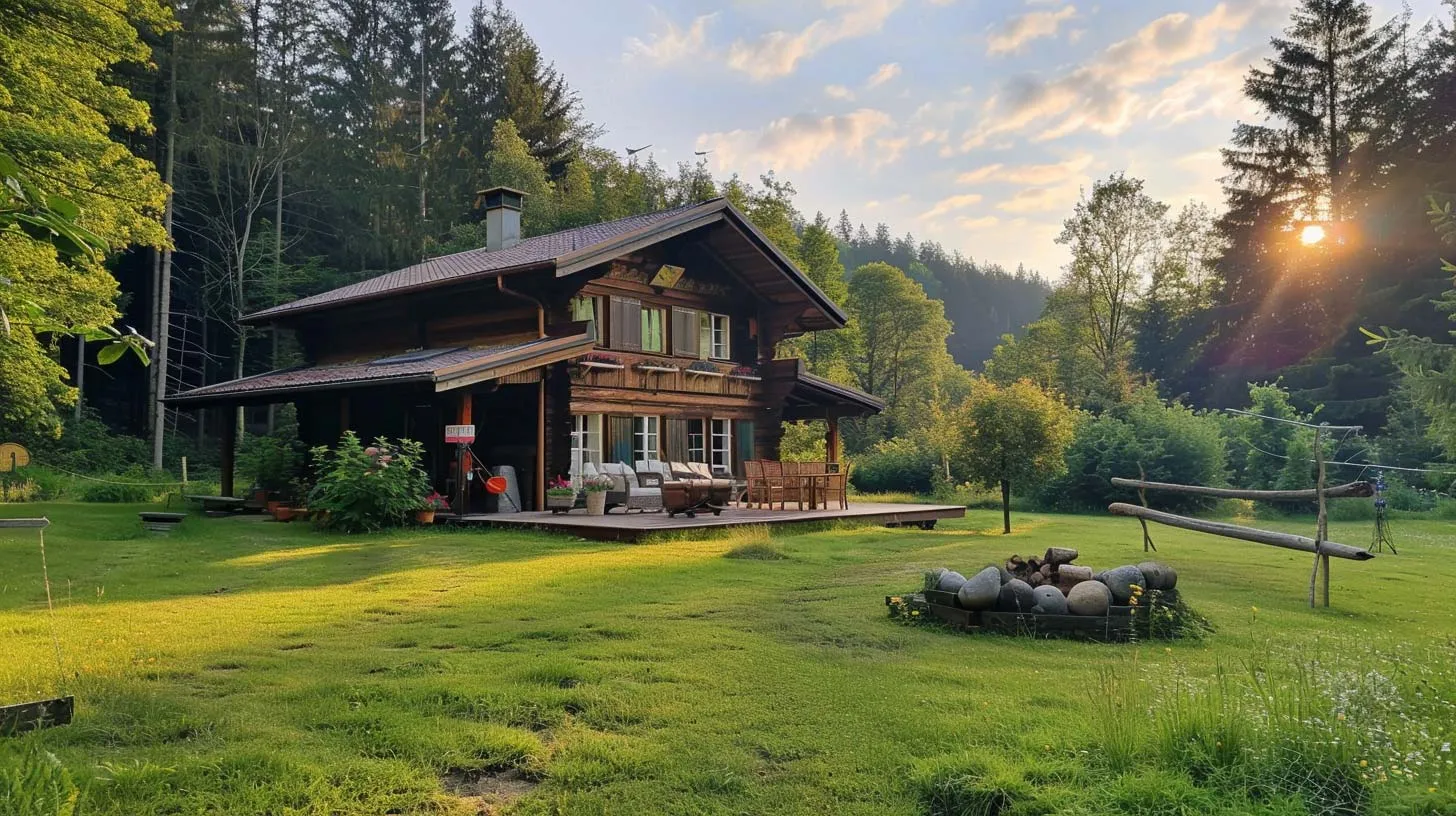 Ferienhaus in den Bergen im Erzgebirge