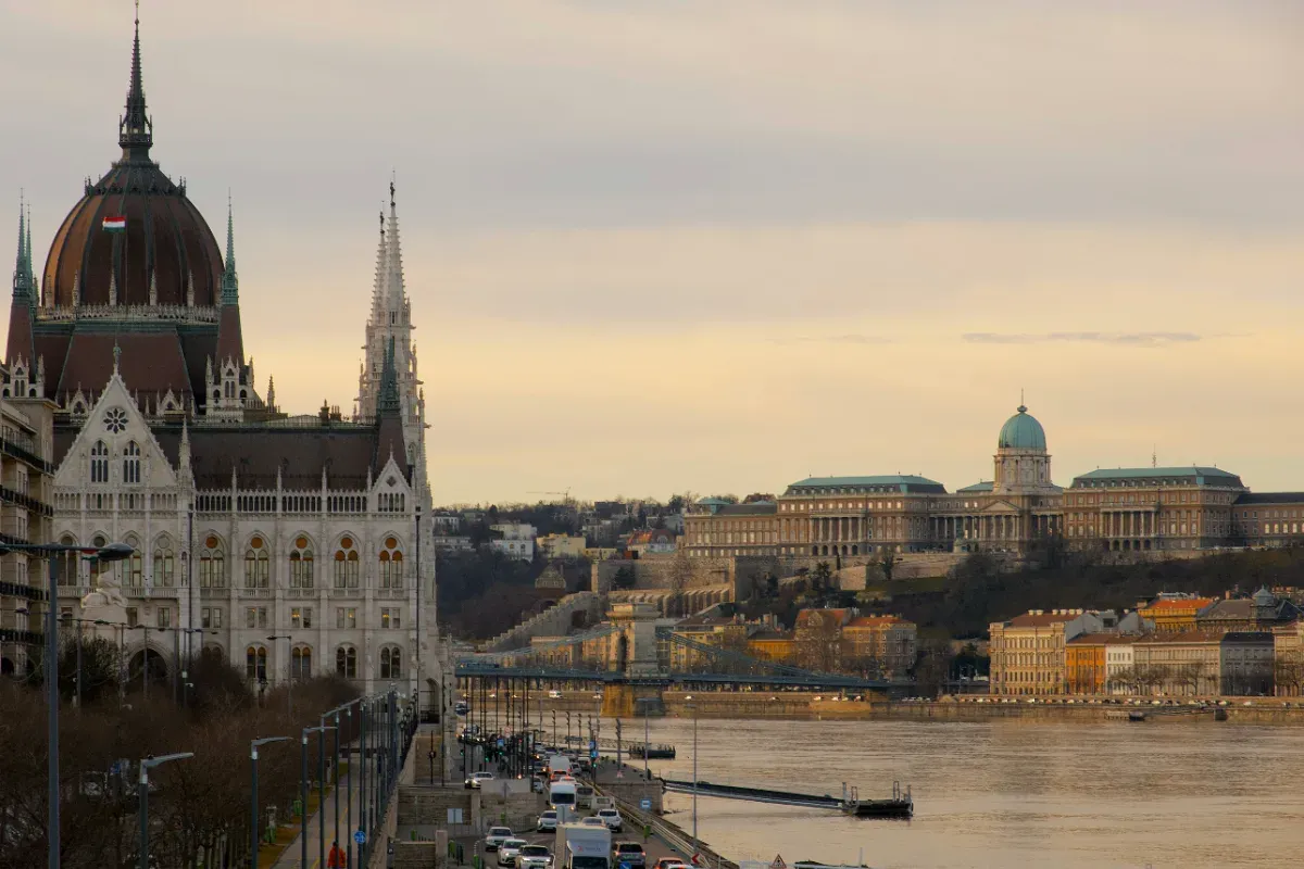 Ausblick auf die Donau in Budapest