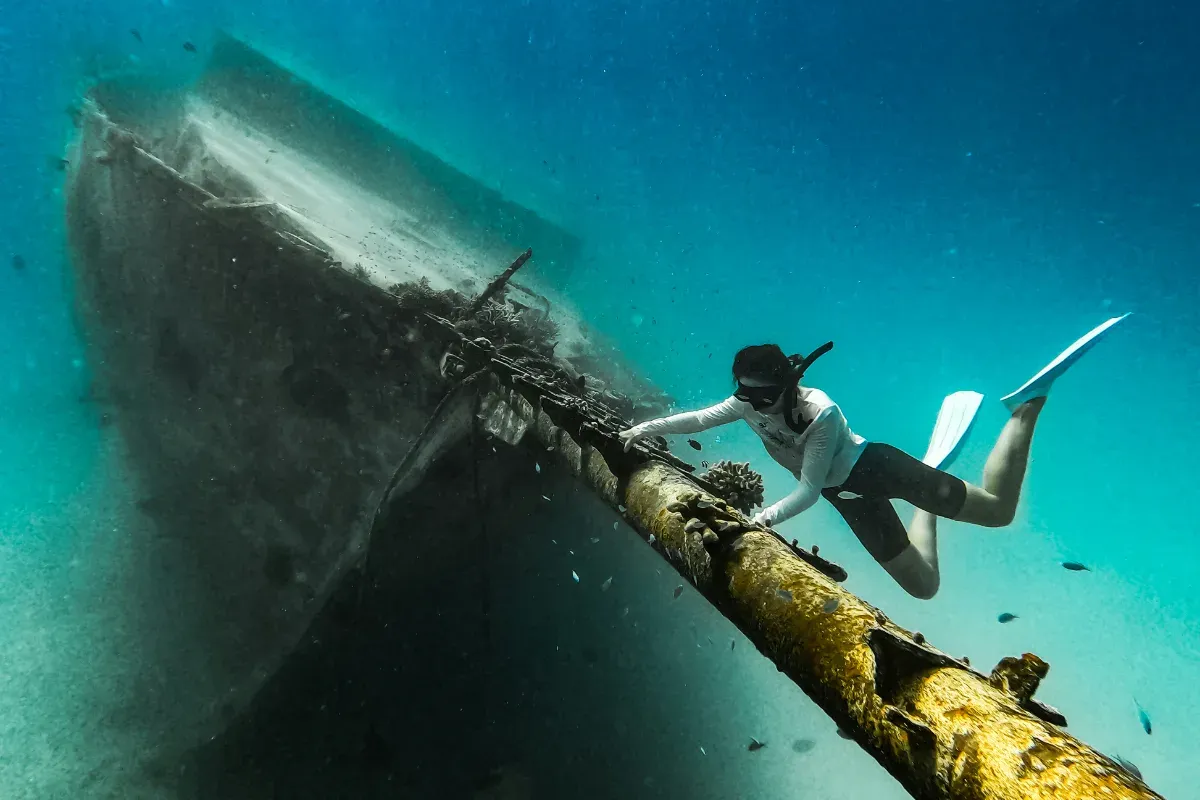Drei Tempel beim Sonnenuntergang