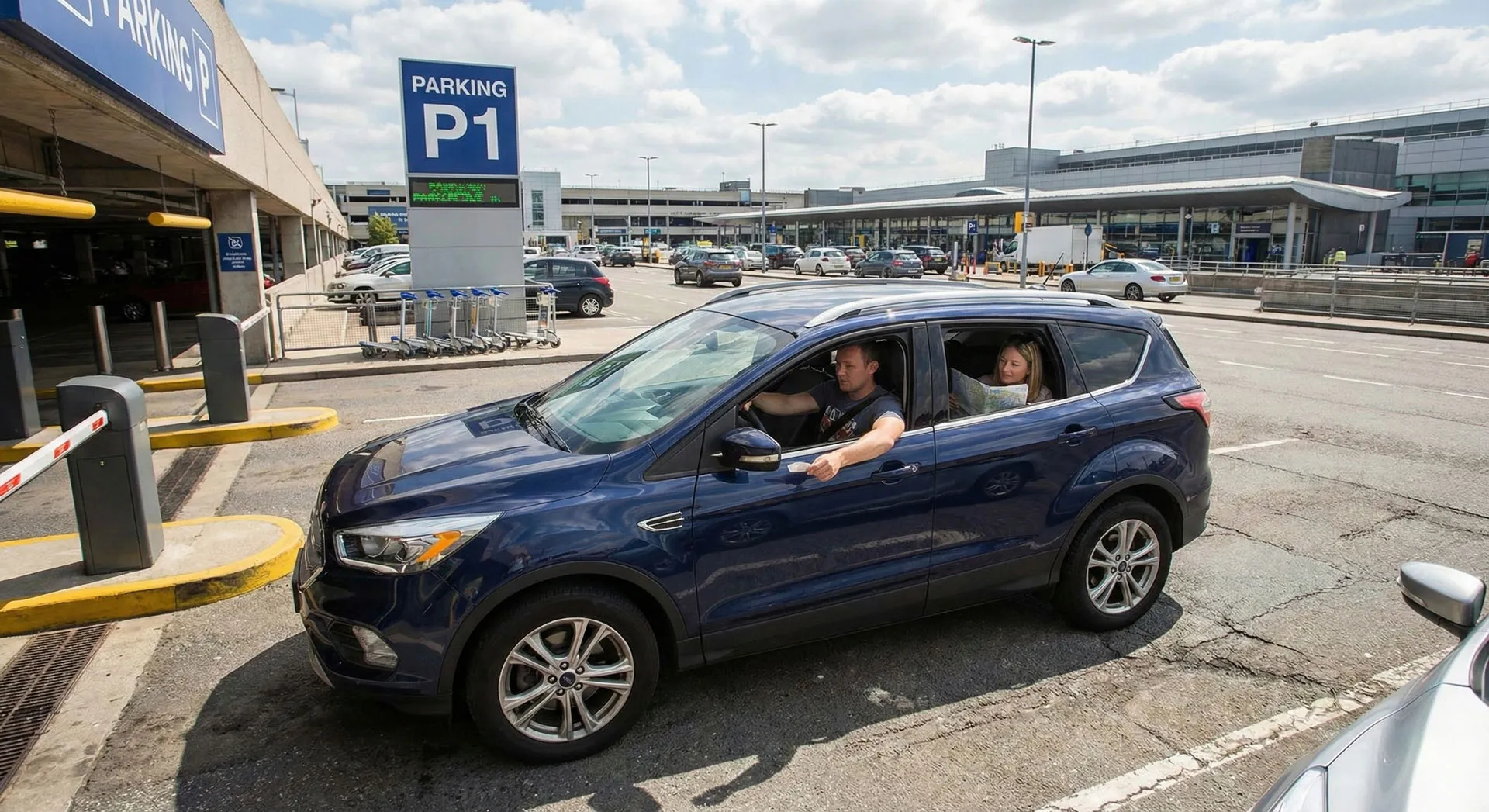 Parken am Flughafen günstig buchen | Offizielle Parkplätze